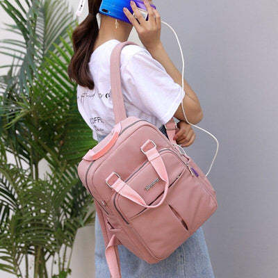 MOCHILA LEVA TUDO + CABO CARREGADOR USB