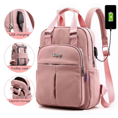 MOCHILA LEVA TUDO + CABO CARREGADOR USB